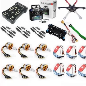 Hexacopter Drone Combo with Pixhawk Kit for beginner (Motor + ESC + Propeller + Flight Controller + Frame + TX-RX Flysky FSi6+ Power module + Belt)