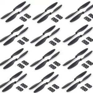 AEROKARTINDIA 12 pair 10 inch Long 1045 CW CCW Propeller Prop for RC Multi F450 Quadcopter Helicopter DIY Automotive Electronic Hobby Kit