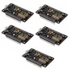 AEROKART INDIA 5Pcs Nodemcu ESP8266 CH340G Wireless Wi-Fi Internet Development Board Module IOT