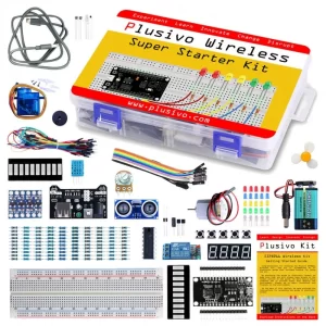 Plusivo Wireless Super Starter Kit with ESP8266 (Programmable With Arduino IDE)