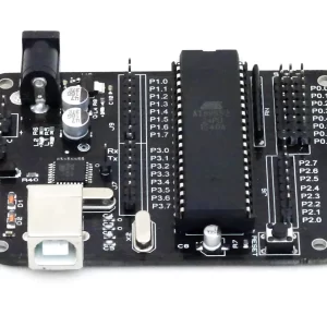 SmartElex Aryabhatta 8051 Microcontroller Development Board AT89S52 with Onboard USB Programmer
