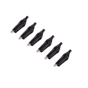 Alligator (Crocodile) Clip (6Pcs)- Black