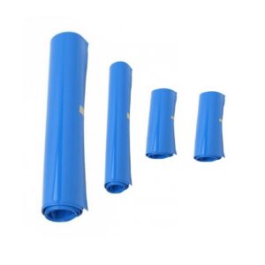 1 Meter PVC Heat Shrink Sleeve 110mm Sky Blue