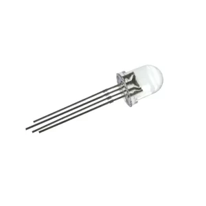 RGB Common Anode LED – 10mm Tricolor (5pcs) – Transparent