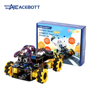 ACEBOTT ESP32 Smart Robotics Car Starter Kit Mecanum Wheel Camera Compatible with Arduino IDE Robotics