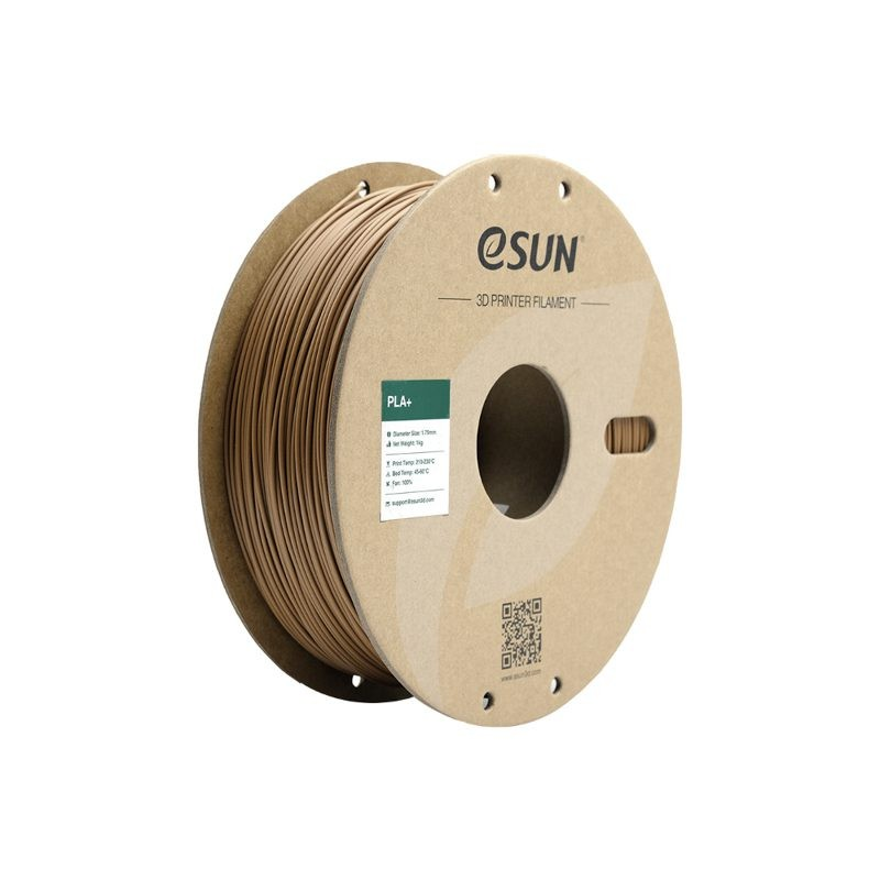 eSUN PLA+3D Printing Filament-Light Brown
